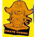 Pirate Mascot on a Stick